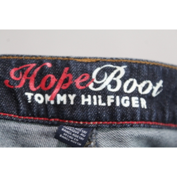 Tommy Hilfiger Women Blue Jeans Hope Boots Denim Size 8S - Picture 2 of 11